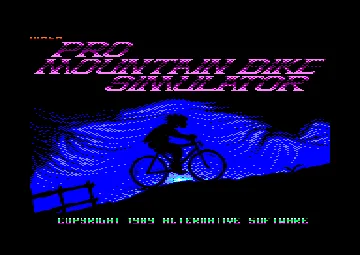 Pro Mountain Bike Simulator (UK) (1989) screen shot title